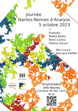 Affiche de la journée Rennes Nantes d'Analyse 2023
